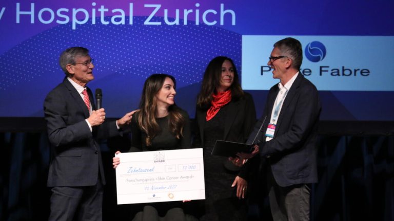 Der Skin Cancer Research Award 2022 / Verein für Hautkrebsforschung ging an Dr. med. Florentia Dimitriou, Dermatologische Klinik, Universitätsspital Zürich